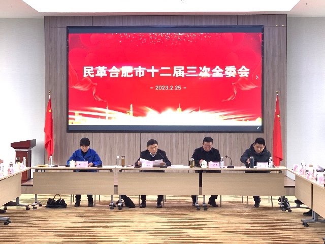 中国国民党革命委员会 合肥市第十二届委员会第三次全体会议召开
